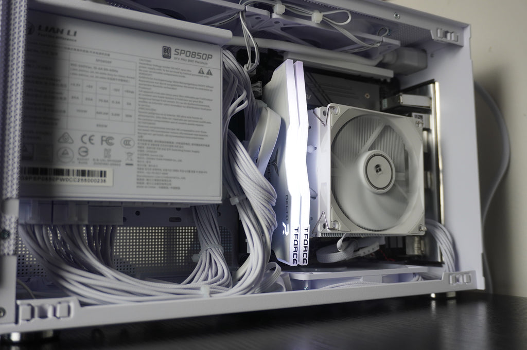 White Mini-ITX Gaming PC | RTX 4060 8GB, 1TB SSD, Ryzen 5 5500, 16GB DDR4-3200